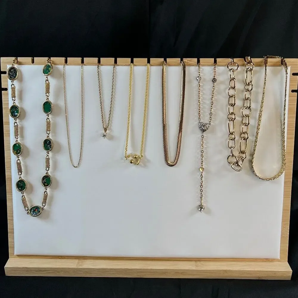 lot of 8 beautiful tinkerbell charm pendant with chain necklace assorted jewelry
